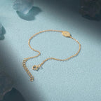 Dainty Chain North Star Bracelet