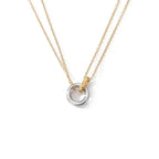 Dainty Circular Layered Love Necklace