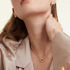 Dainty Circular Layered Love Necklace