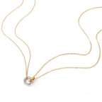 Dainty Circular Layered Love Necklace