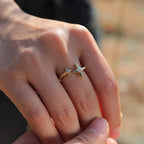 Dainty Diamond Adjustable Ring Stacks