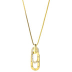 Dainty Forever Paperclip Love Necklace