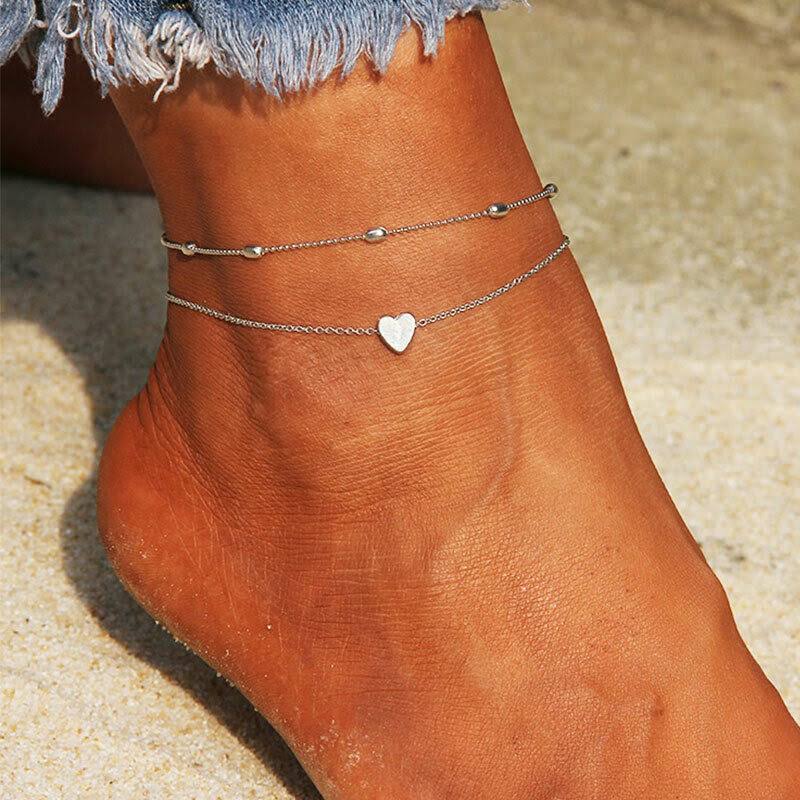 Dainty Heart Anklet