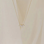 Dainty Lotus Floral Necklace