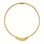 Dainty Modern Curve Choker Necklace