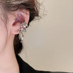 Dainty Ribbon Bow Ear Cuff