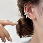 Dainty Ribbon Bow Ear Cuff