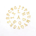 Dainty Satellite Chain Letter Initial Necklace
