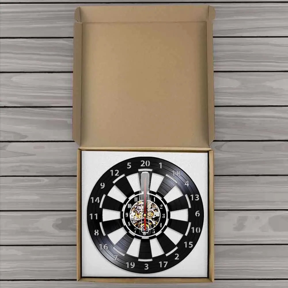 DartGlow Vintage Dartboard Wall Clock