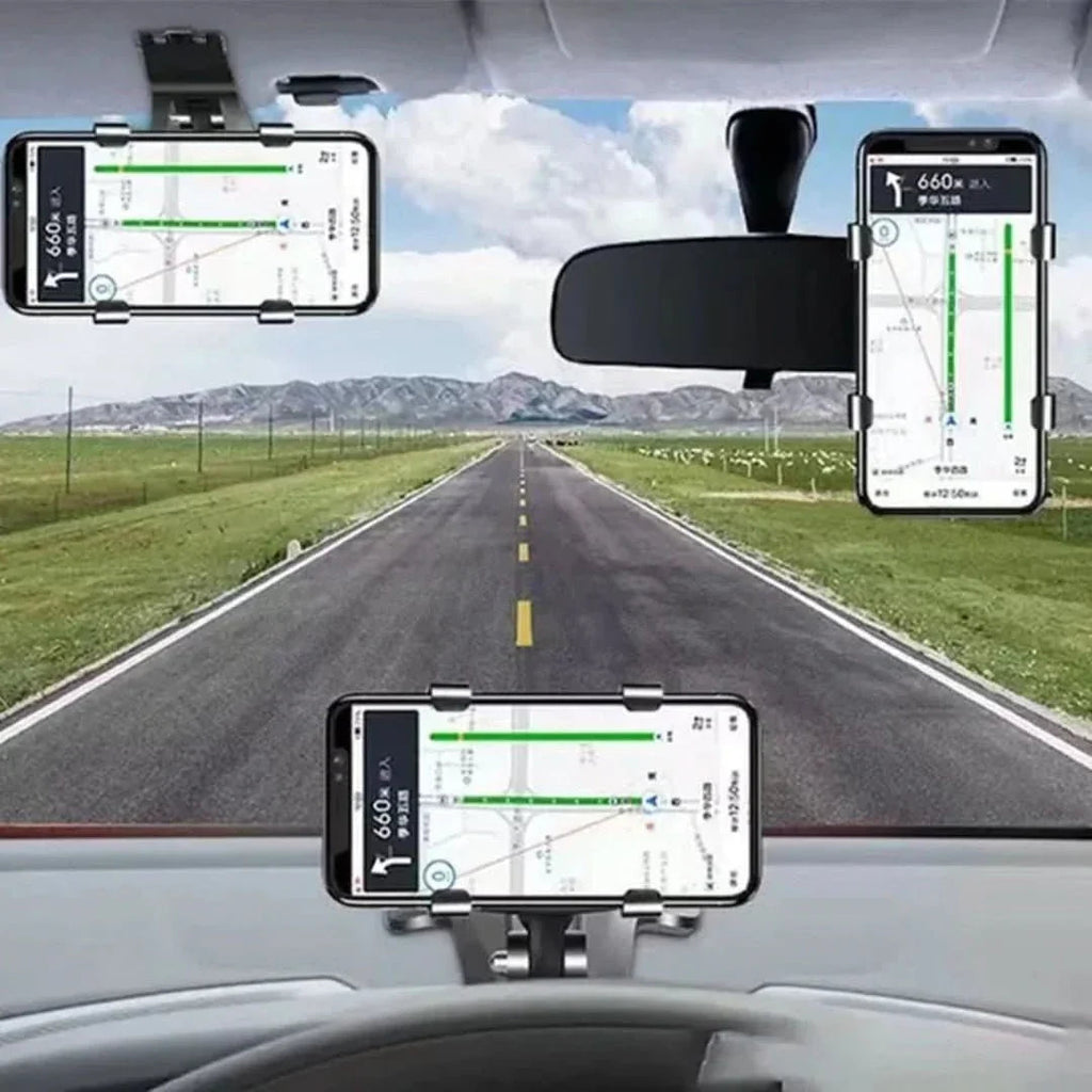 Universal Rotatable Phone Holder for Car – Safe and Hands-Free Navigation