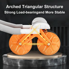 Ergonomic abdominal and core trainer for joint-friendly core training