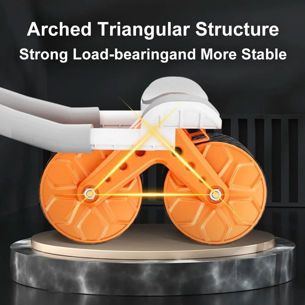 Ergonomic abdominal and core trainer for joint-friendly core training