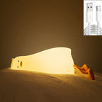 Sleeping Duck Lamp - Rechargeable Dimmable Silicone Night Light