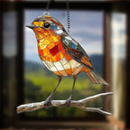 Acrylic Bird Sun Catcher Hanging Window Decor