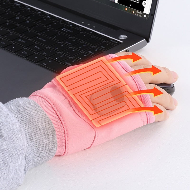 Wearable heating gloves