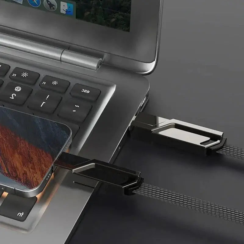 4-in-1 Multi-device Charging Cable — Fast Charging with Anti-tangle Design