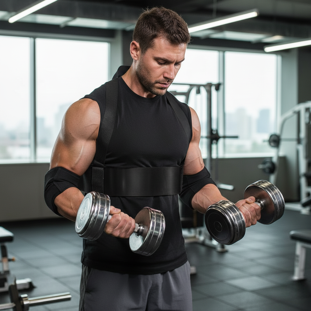 Aluminum Alloy Bicep Training Board for Strength and Muscle Building