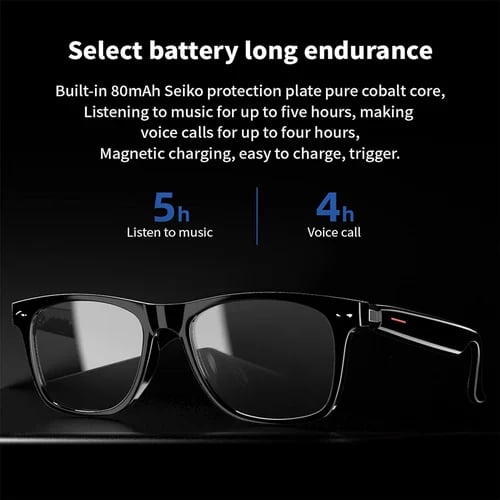 Super Black TechnologySmart Wireless Headphone Sunglasses