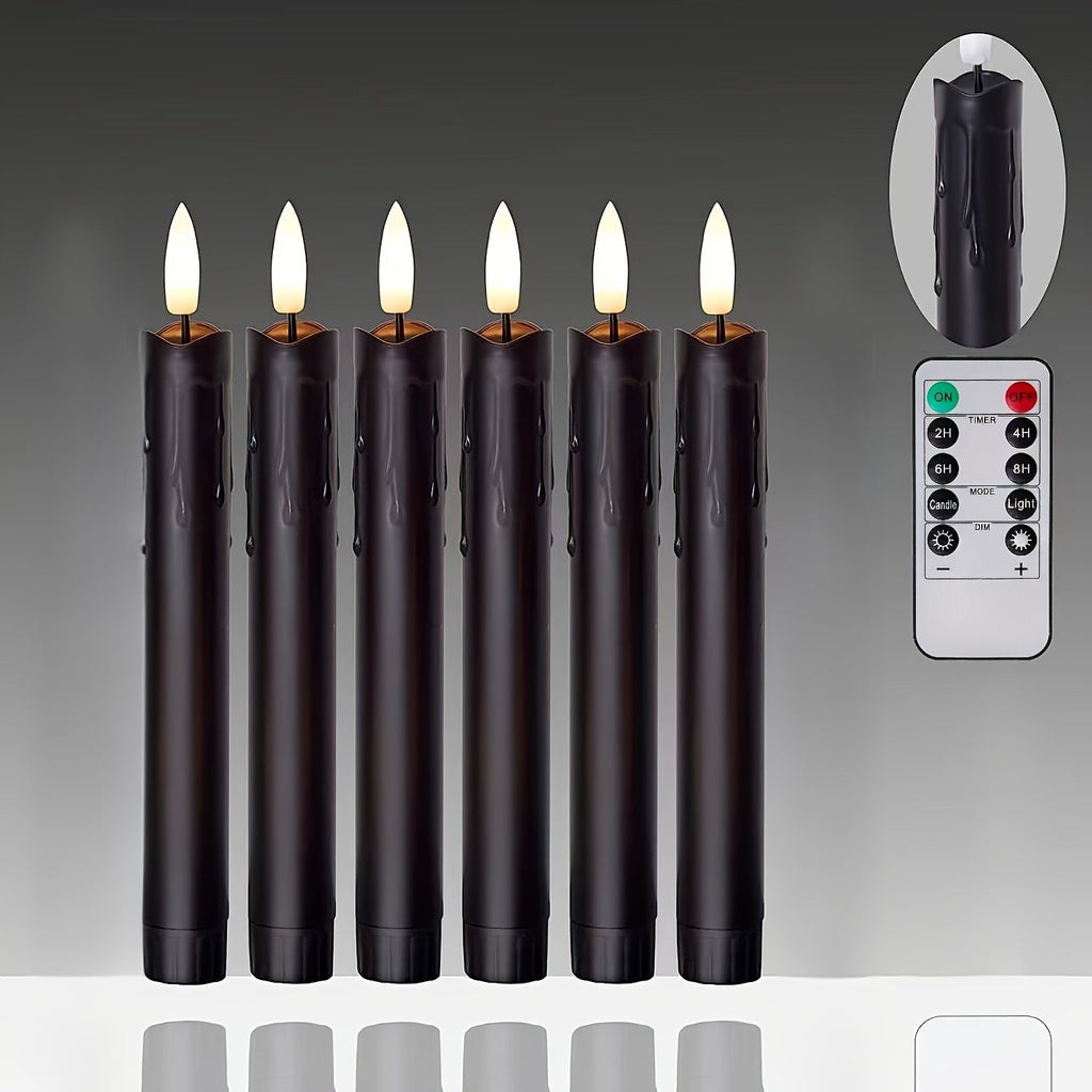 FlickerGlow - Realistic Flame-free LED Candles with Remote Control