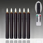 FlickerGlow - Realistic Flame-free LED Candles with Remote Control