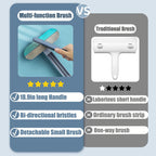 Double-sided Window Screen Cleaning Brush Glass Wiper, Multi-function Pet Hair Lint Remover