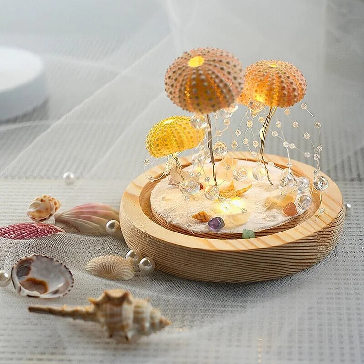 LumiCraft – Unique DIY table lamp with natural sea shell for a cozy décor