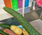 Fruit and Vegetable Cleaning Brush