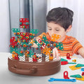 3D drill set for creative constructions and problem-solving