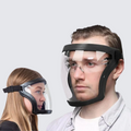Transparent shield, full freedom of movement