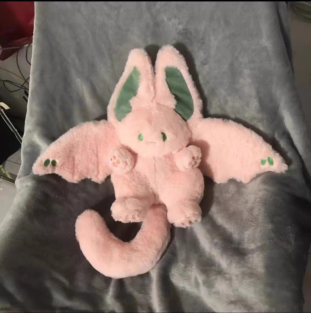 Plush Bat Bunny-Pink
