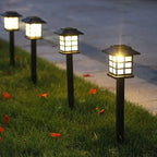 Solar Garden Lights in Lantern Style – Waterproof LED Path Lighting for Outdoor Areas
