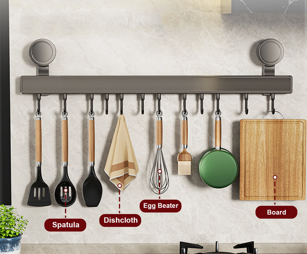 ChefSpace Kitchen Wall Hook Rail