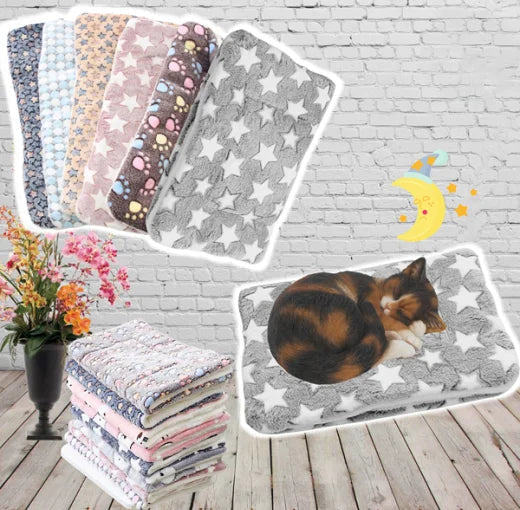 Ultra Soft Cat Blanket – Cozy Flannel Blanket with Cats, Hypoallergenic and Machine Washable, Perfect for All Cats