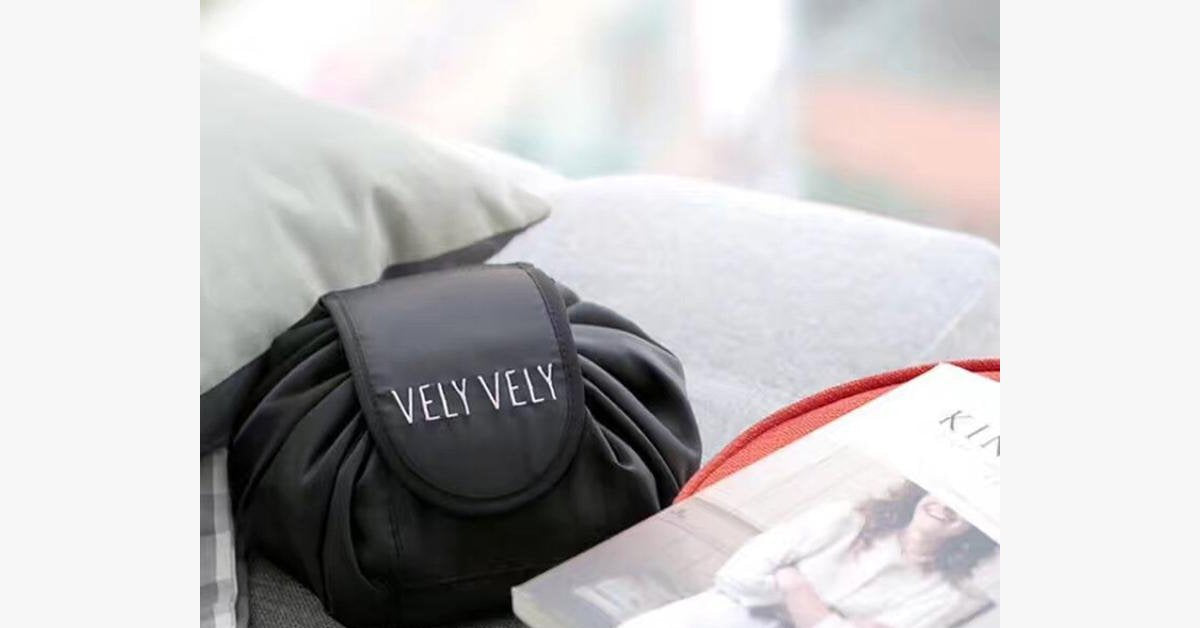Magic Cosmetic Bag - Polyester Pouch - with Drawstring Closure - Perfect for Organizing Your Cosmetics!
