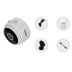 Compact security camera with night vision & app control