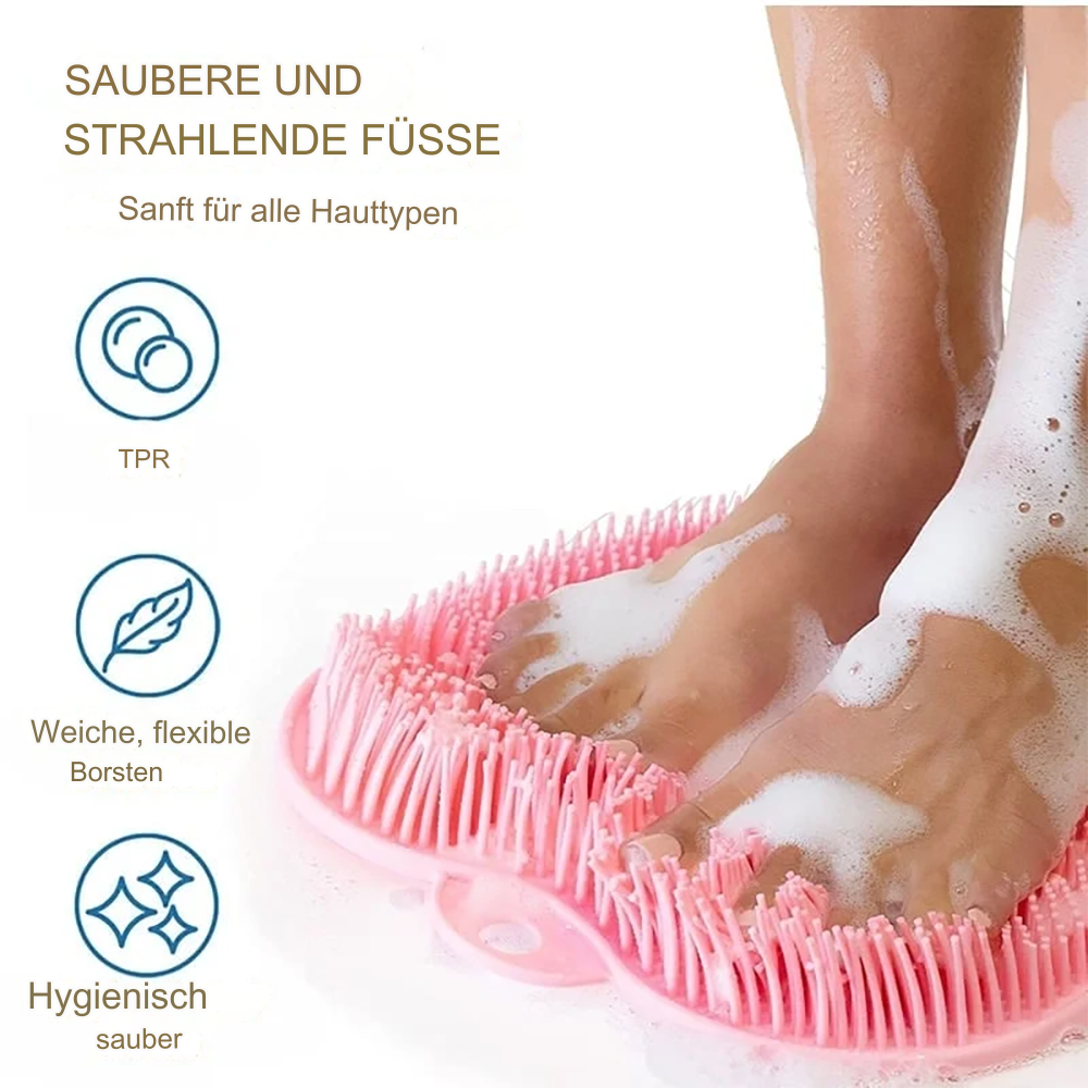 Foot and back scrubber massage cushion