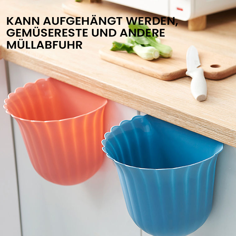 Wall-mounted trash can for the kitchen