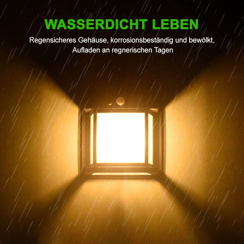 Solar Wolfram Wall Light for Outdoor Use