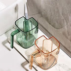 Self-Draining Toothbrush Tumbler