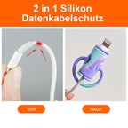 2 in 1 silicone data cable protection