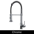Deck-mounted kitchen faucet