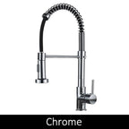 Deck-mounted kitchen faucet
