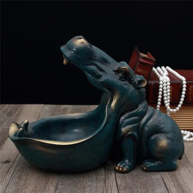Decorative Hippo Desk Storage Box - HippoStash
