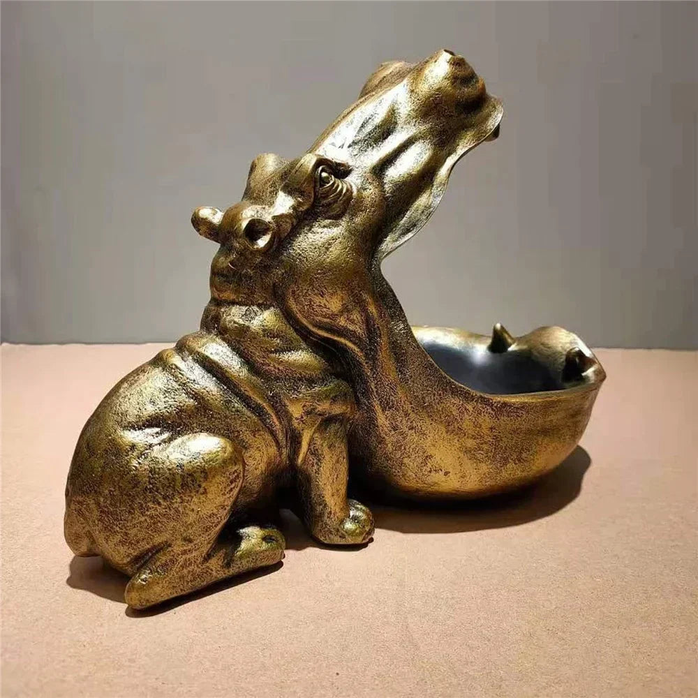 Decorative Hippo Desk Storage Box - HippoStash