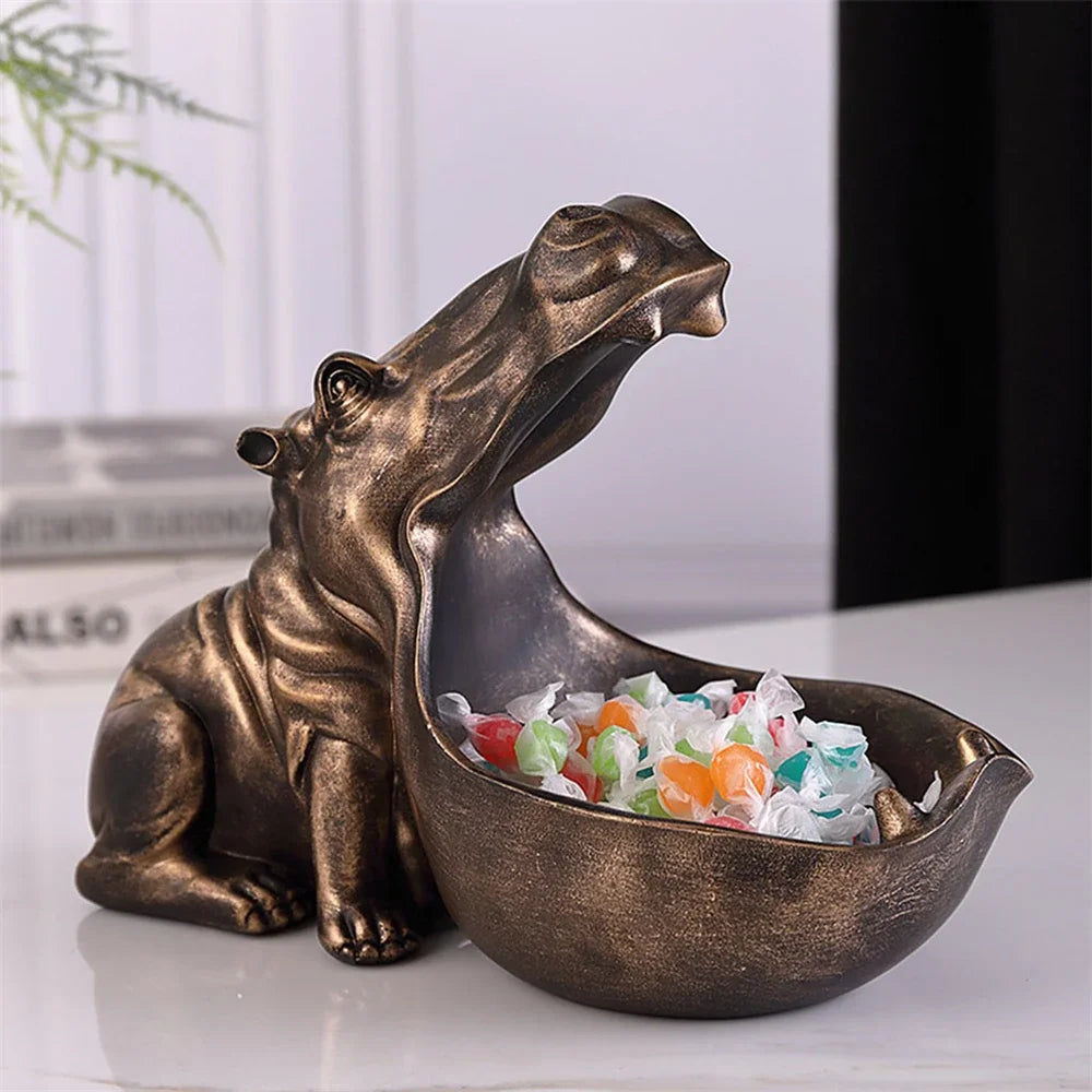 Decorative Hippo Desk Storage Box - HippoStash