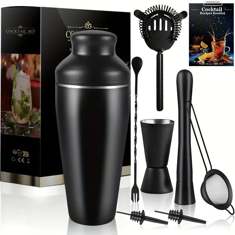 Professional Cocktail Set – Stainless Steel Bartender Set for Perfect Drinks