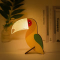 Wooden Animal Table Lamp – Cute Decorative Night Light for Kids’ Rooms