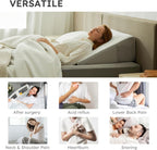 ELEVANA – Ergonomic Memory Foam Wedge Pillow for Comfortable Support