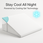 ELEVANA – Ergonomic Memory Foam Wedge Pillow for Comfortable Support