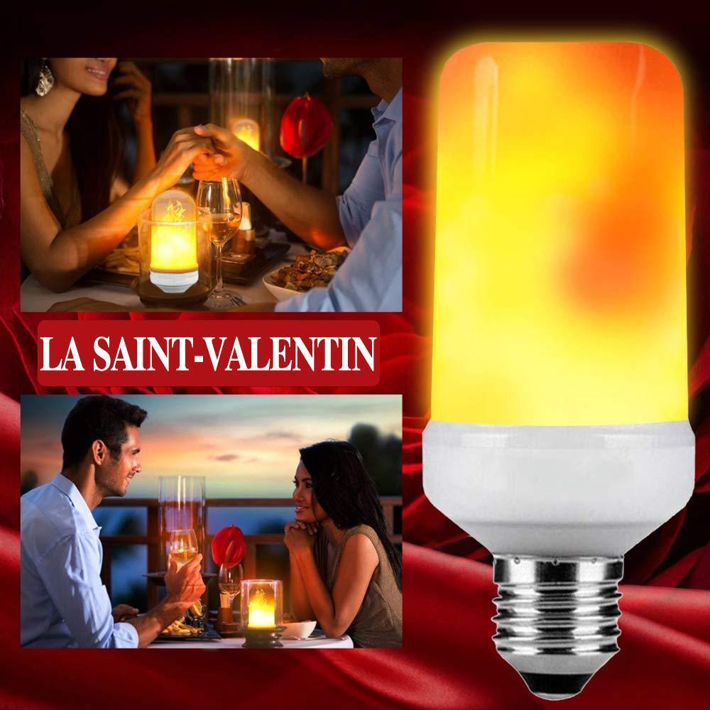 Flame LED Lamp with Gravity Sensor